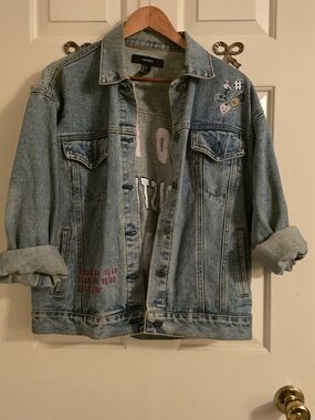 Forever 21 Light Wash Denim Jacket